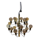 Lustre en métal chromé, années 1970