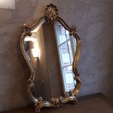 Baroque style gilded mirror