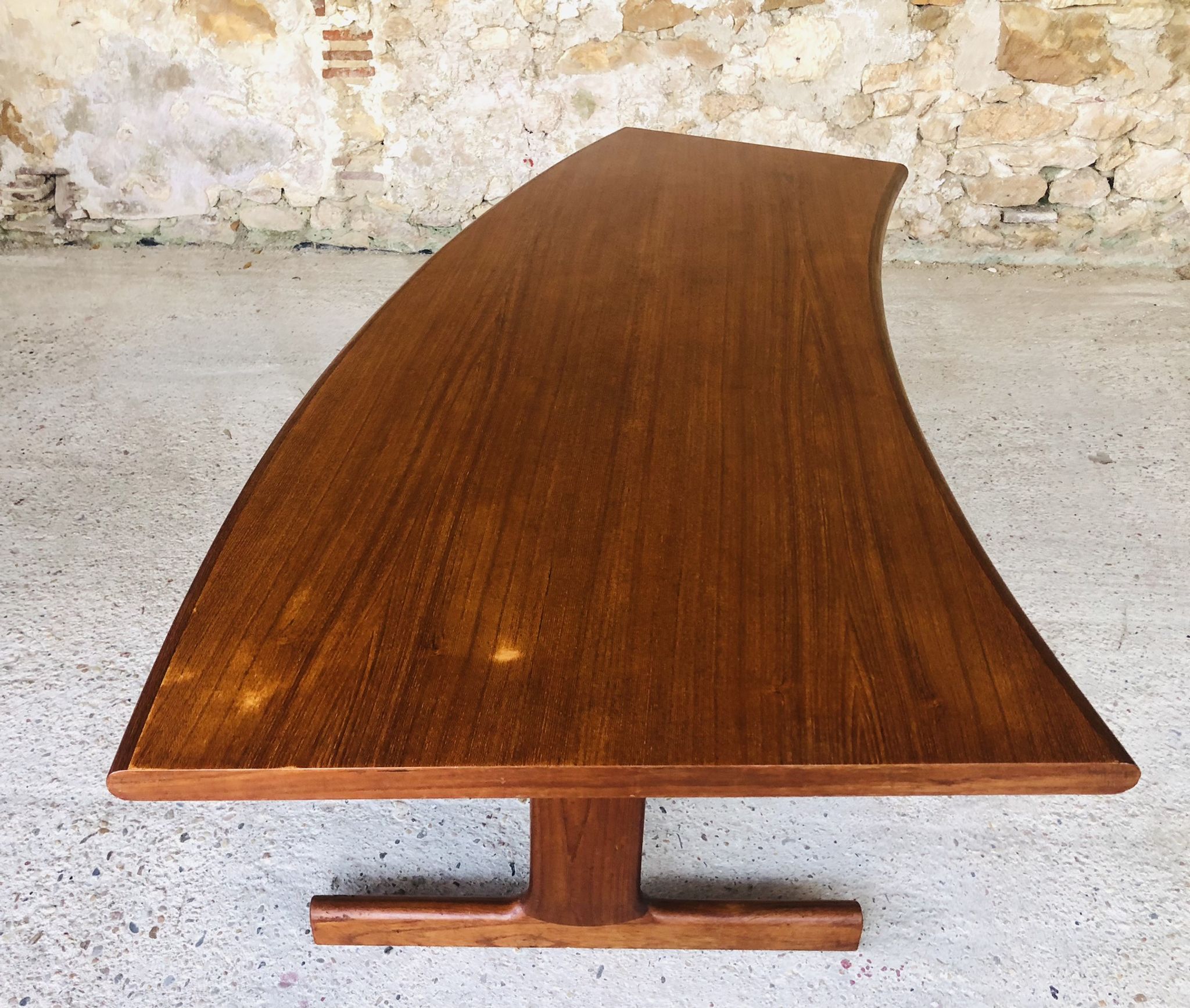Table basse en teck danoise, Johannes Andersen pour CFC Silkeborg, Circa 60's