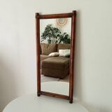 Vintage bamboo and rattan mirror from the 60s/70s.