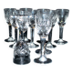 Lot de 11 verres à liqueur junon cristallerie lorraine lemberg dlg chantilly saint-louis