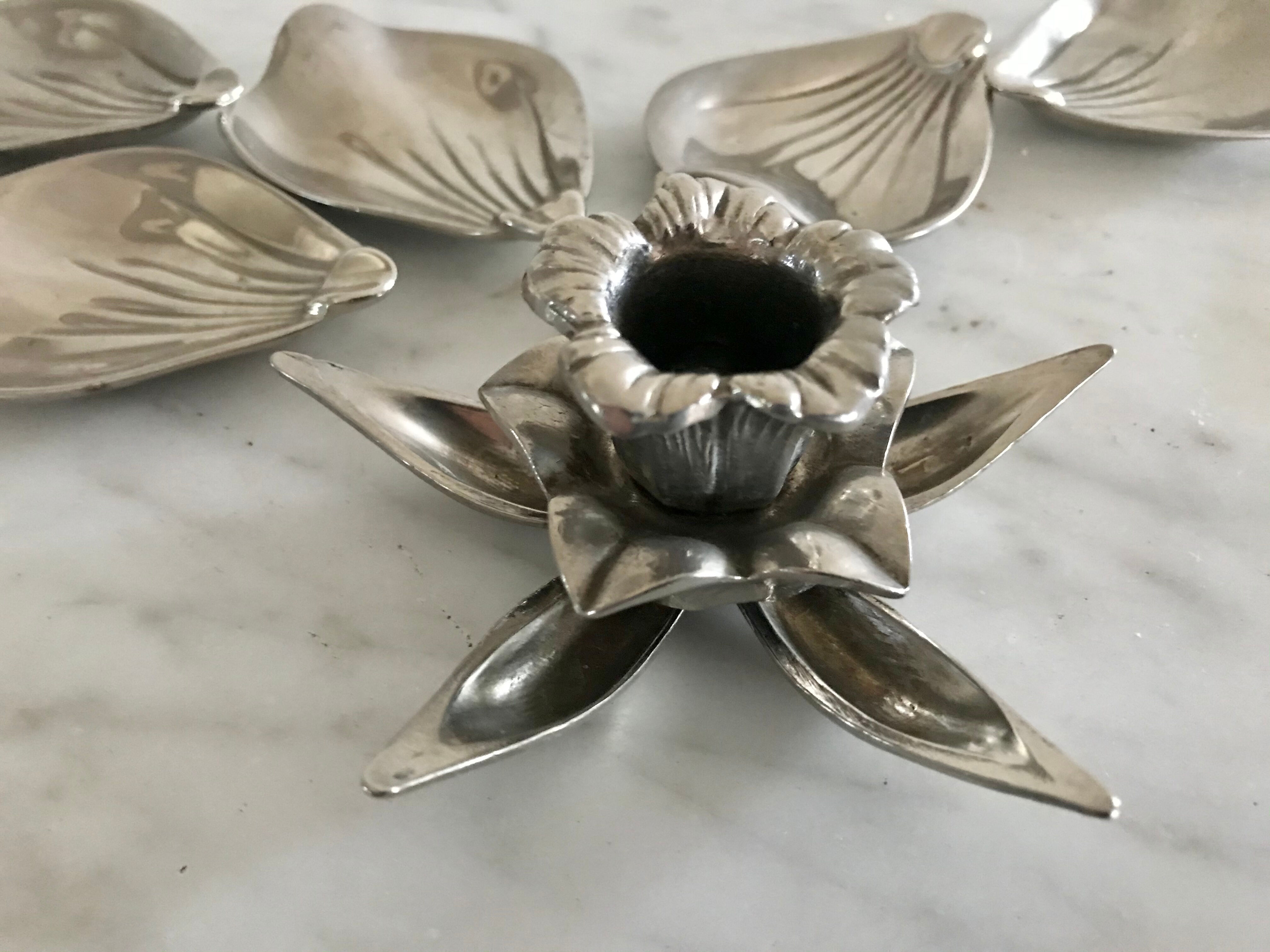 Vintage candlestick ashtray