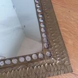 Miroir oriental en laiton