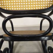 Rocking-chair curved wood