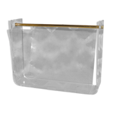 David Lange Plexiglas magazine racks .