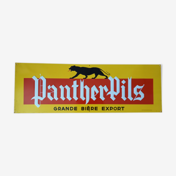 Plaque publicitaire PantherPils - années 50