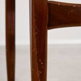 Midcentury Modern Chair by Elliots of Newbury in Black Leather and Teak, 1960s