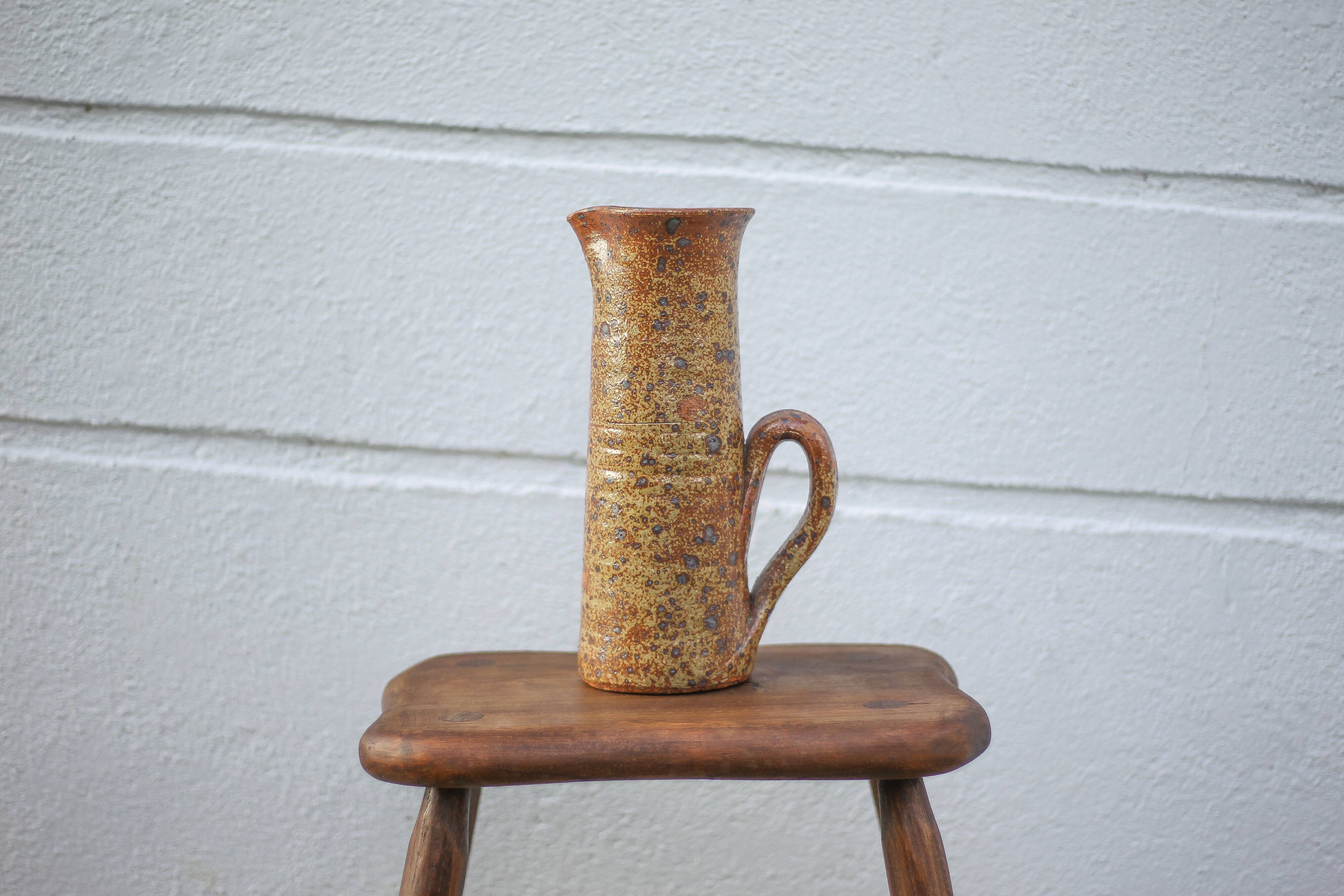 Pyrite stoneware pitcher, stoneware carafe, jug, kitchen, collection, interior decor