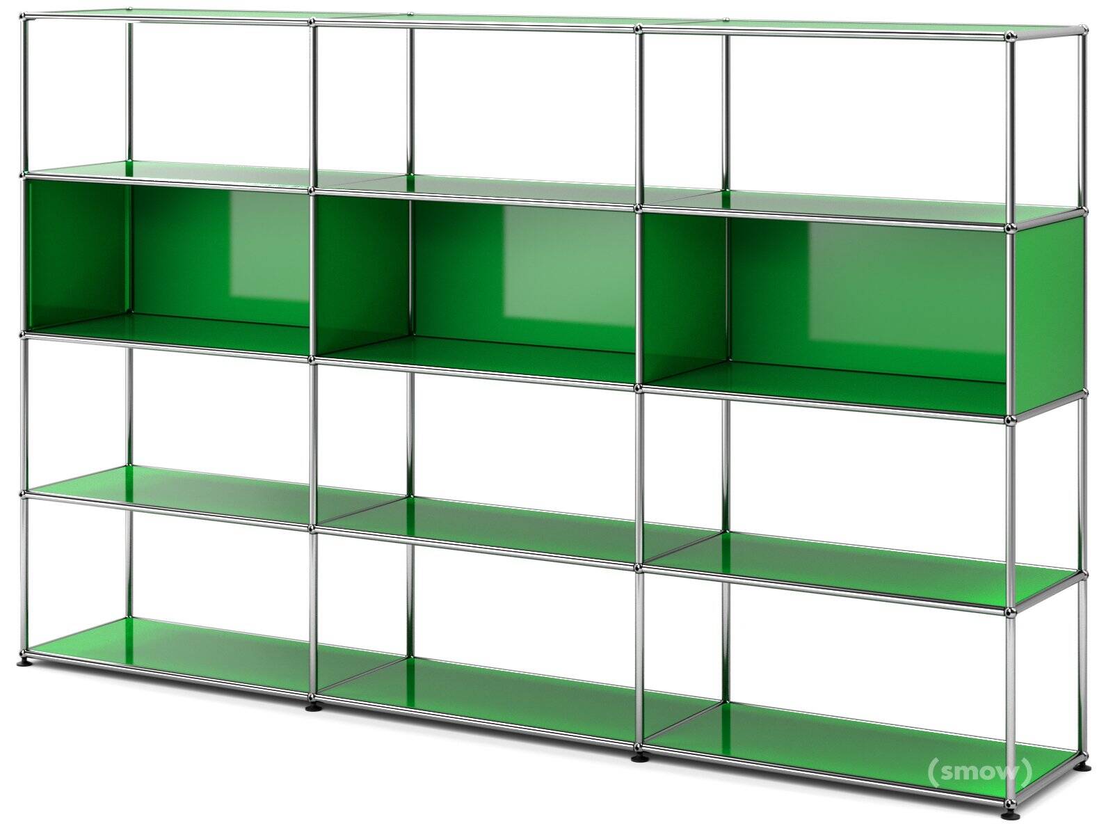 USM Haller - USM Haller XL green living room shelf