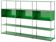 USM Haller - USM Haller XL green living room shelf
