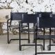 Lot de 6 fauteuils cantilever bauhaus style MG5 Grassi, 1970