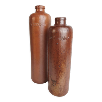 Lot of old stoneware bottles