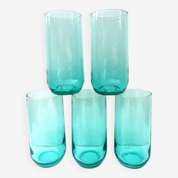 Set of 5 glasses