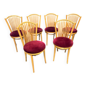 lot de 6 chaises bistrot