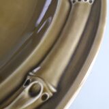 Plat vintage vert Gien 29 cm
