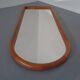 Large Cathedral Teak Mirror by Kai Kristiansen for Vildbjerg Møbelfabrik, 1960s