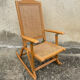 Rocking chair pliant avec cannage