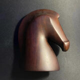 Samarcande Sculpture Hermès in Solid Wood – Decorative Collectible Item