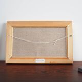 Painting „The Rainbow over the Village”, Scandinavian design, 1960s