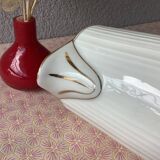 Pichet art déco en porcelaine à facettes