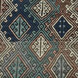 5x8 Light Blue & Green Kilim Rug, 165x245Cm