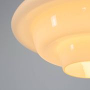 Mid-century glass pendant light (Denmark, 1970s).