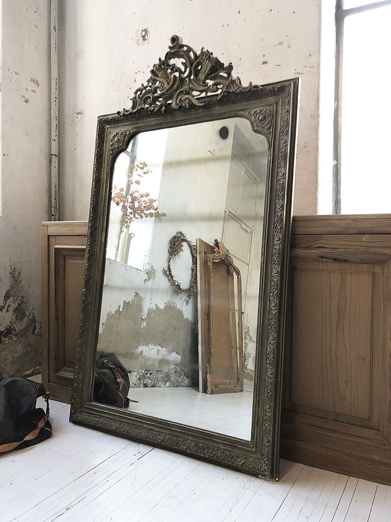 Mirror rosette Louis XVI 90x154cm