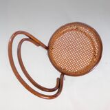 1900s Set of Four Bentwood and Cane Dining Chairs by Josef Hoffmann, Labele