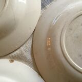 4 gien earthenware plates