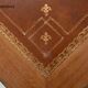 Flat desk in Louis XVI style veneer wood, circa 1900.