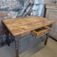 Small renovated antique table