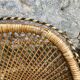 Vintage rattan armchair