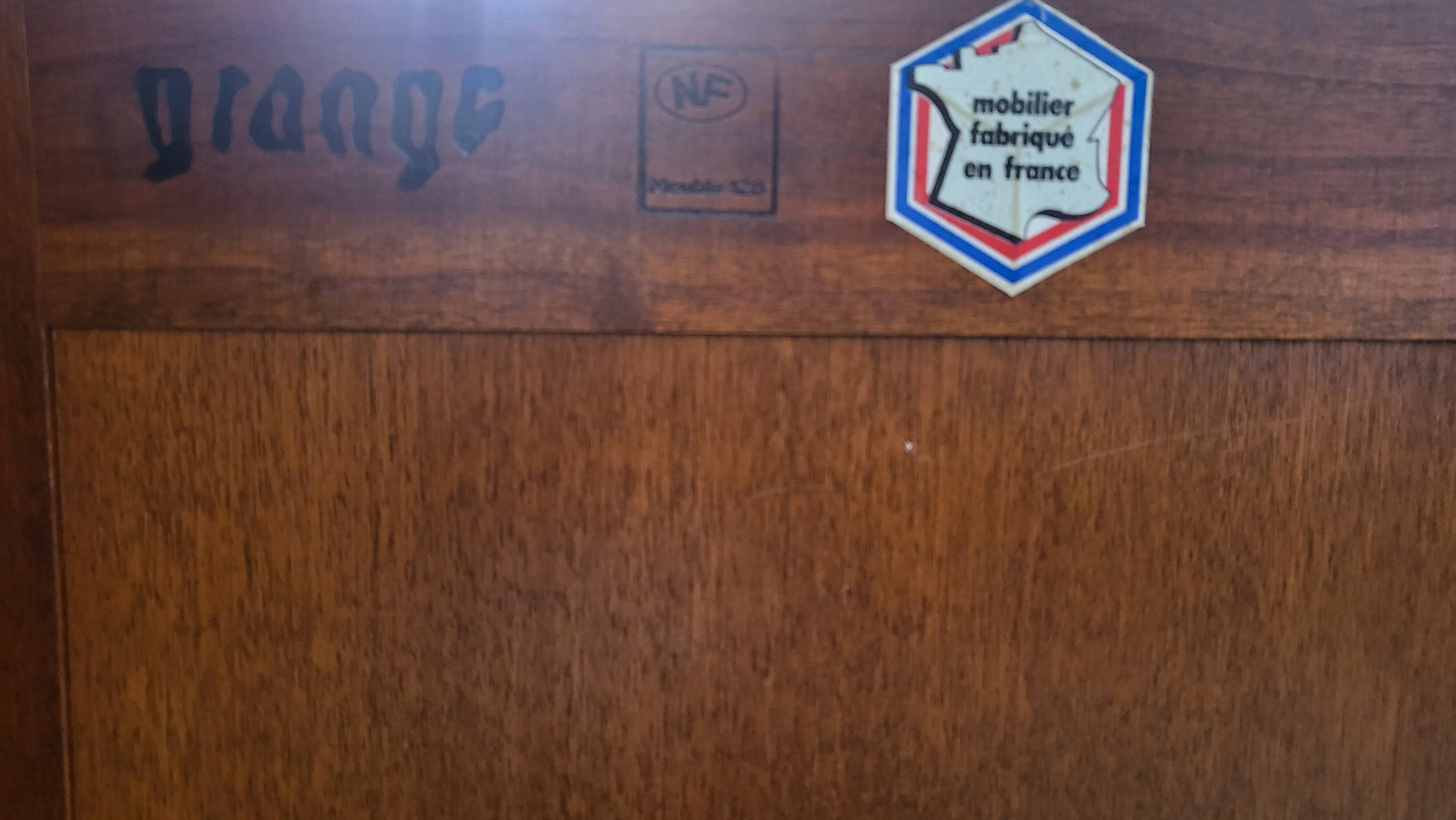 Meuble enfilade bois merisier