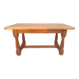 Coffee table with balusters in the manner of farmhouse tables