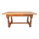 Coffee table with balusters in the manner of farmhouse tables