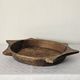 Antique wooden dish "Parat" India early 20th century