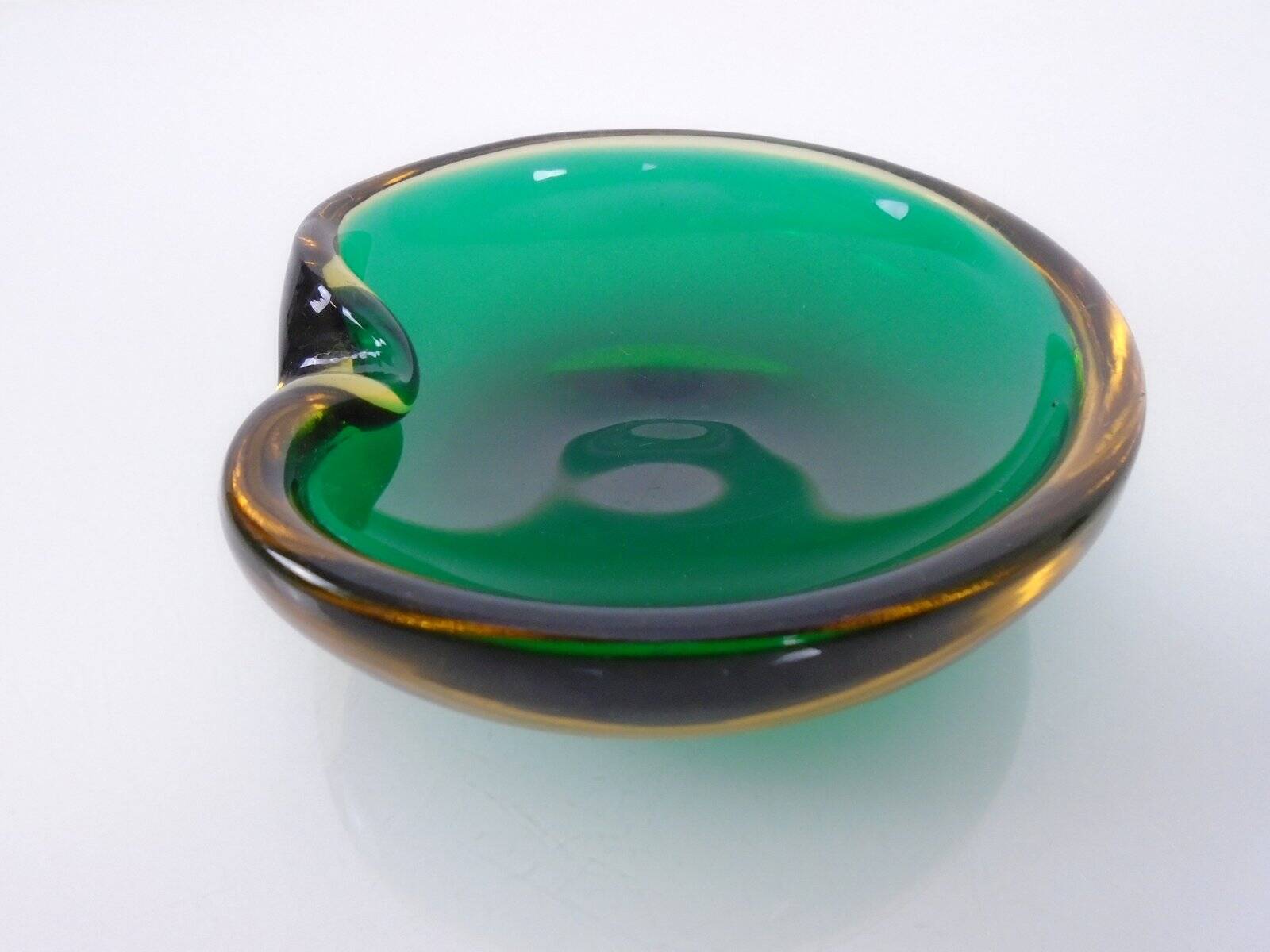 Submerged Murano Glass Ashtray, Italy, 1960s