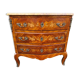 Commode en marbre et marqueterie