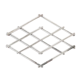 Dessous de plat métal argenté
