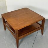 Table basse scandinave danoise en teck et formica, années 1950