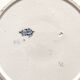 Flat earthenware blue flowers model Glory 31.5 cm