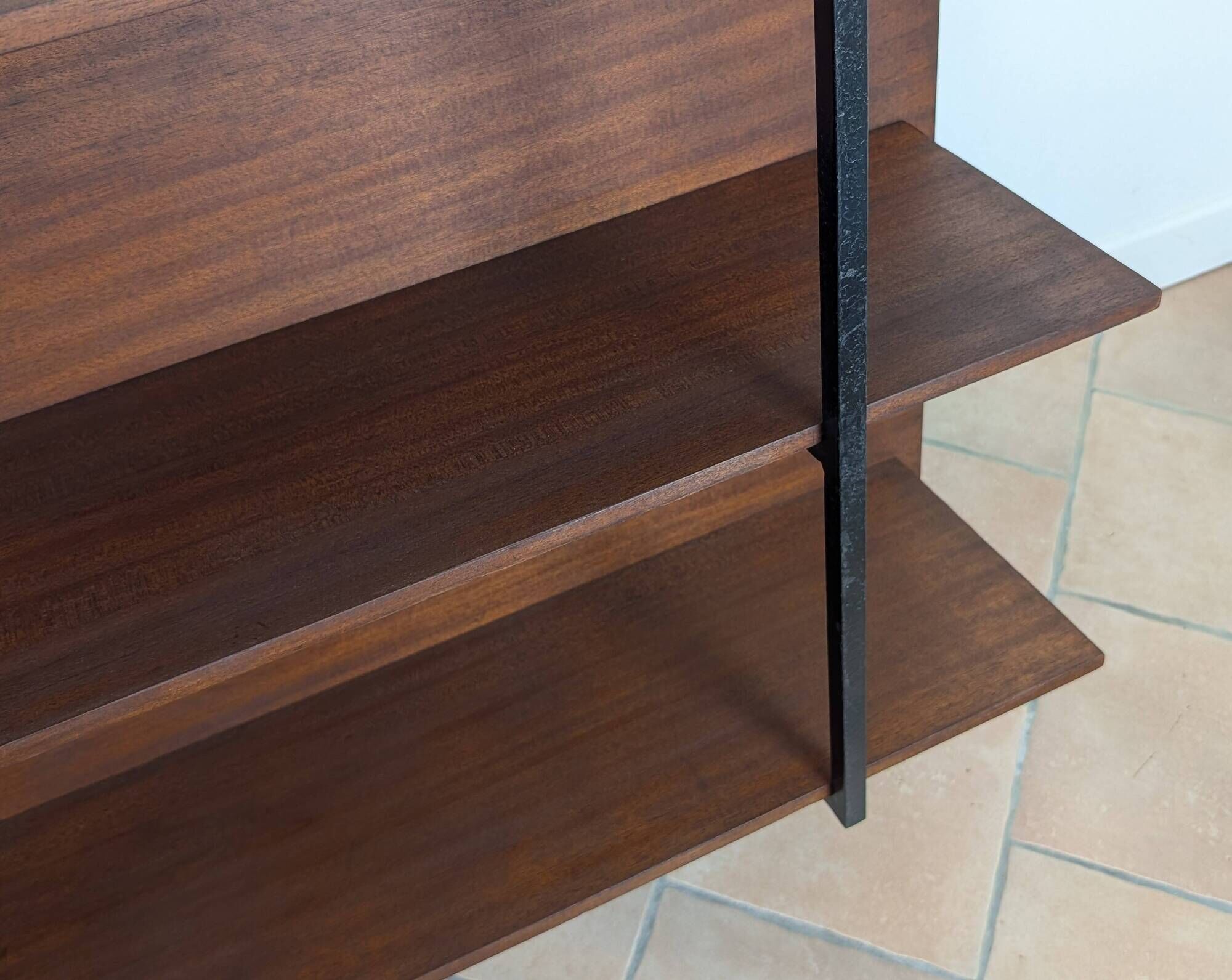 1960s wall bookshelf shelf