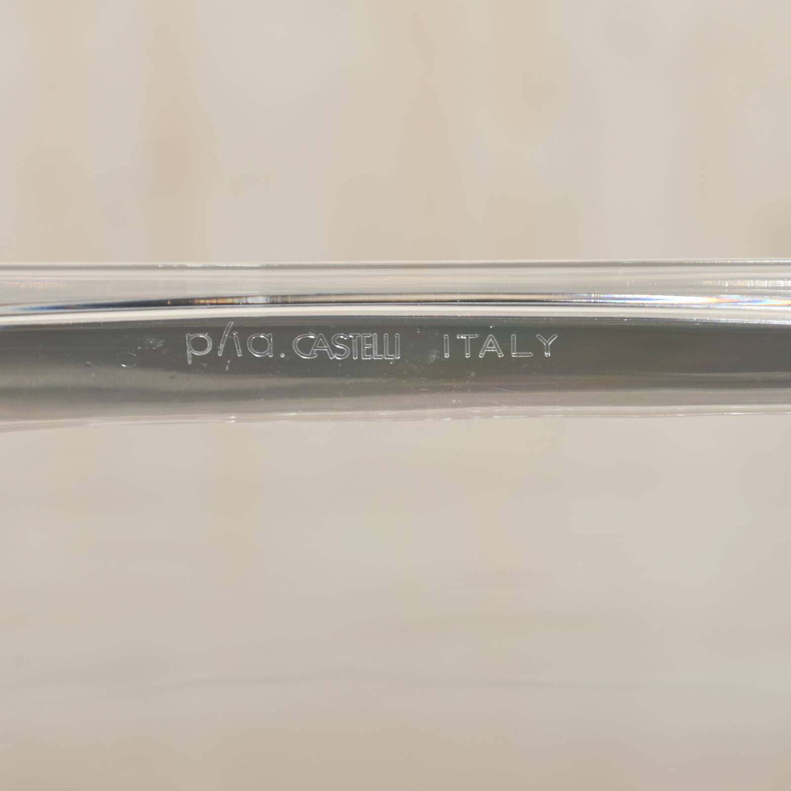 Giancarlo Piretti Plia Folding Chair Chrome for Anonima Castelli