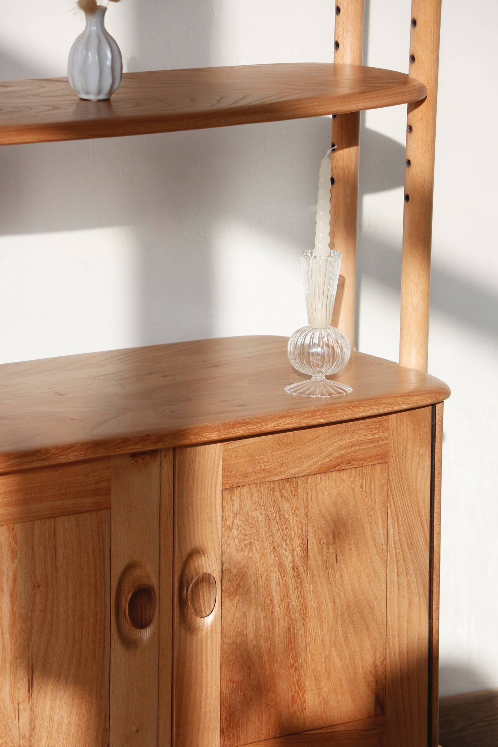 Vintage Bookcase / Room Divider - Windsor / Giraffe Model - Ercol