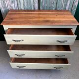 3-drawer chest of drawers in solid wood