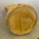 Old large Sarreguemines Majolica earthenware pitcher, vintage slip