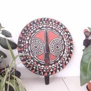 Masque solaire du Burkina Faso en bois