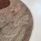 Multi-color high pile rug Desso, Netherlands, 128cm