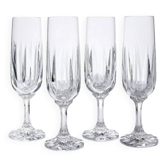 Villeroy & Boch vintage cut crystal champagne flutes