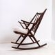 Rocking chair by Frank Reenskaug for Bramin, 1960s - New White Boucle Fabric